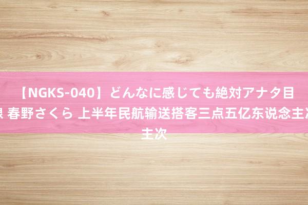 【NGKS-040】どんなに感じても絶対アナタ目線 春野さくら 上半年民航输送搭客三点五亿东说念主次