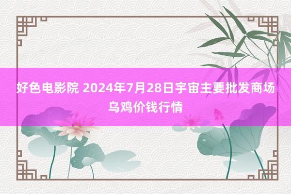 好色电影院 2024年7月28日宇宙主要批发商场乌鸡价钱行情