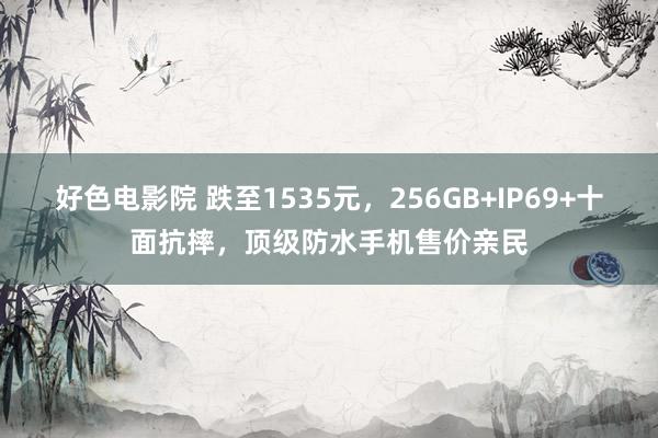 好色电影院 跌至1535元，256GB+IP69+十面抗摔，顶级防水手机售价亲民