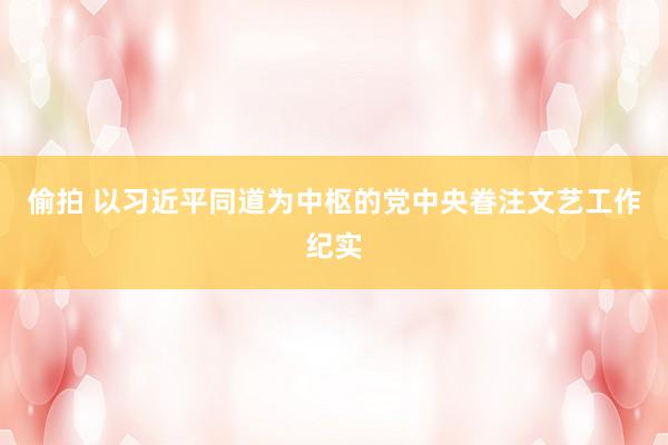 偷拍 以习近平同道为中枢的党中央眷注文艺工作纪实